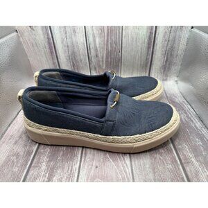 Bzees Blue Slip-On Flats with Cushioned Sole